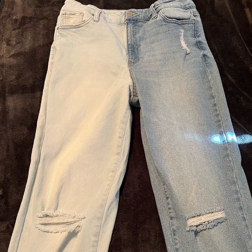 Two tone Jeans